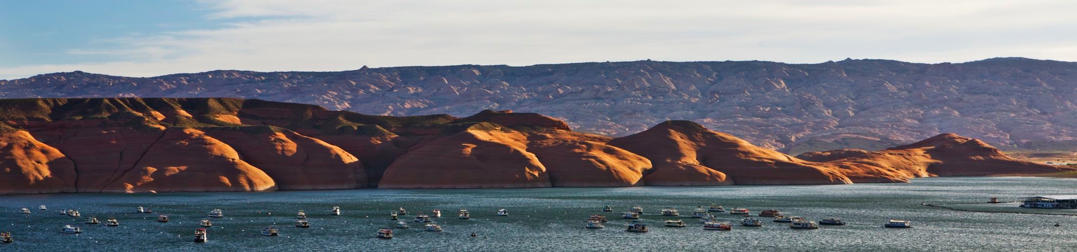 Bullfrog Marina Services Buoy Field at Lake Powell